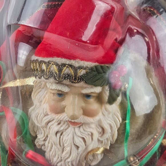 Daisy Kingdom Poinsettia Santa Kit Hand Painted Head Preprinted Fabric 23in Tall - Picture 10 of 10